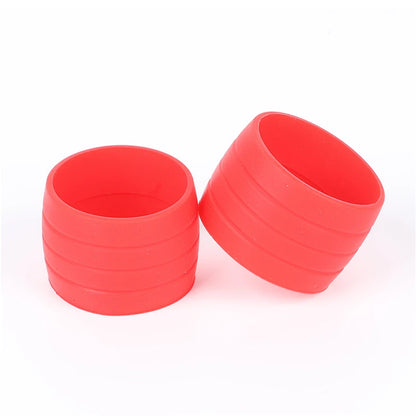 2pcs Road Bicycle Handlebar Strap Tape Fixing Silicone Ring Anti-Slip Rubber Sleeve Loops High Elastic Handlebar Tape Fixed Ring