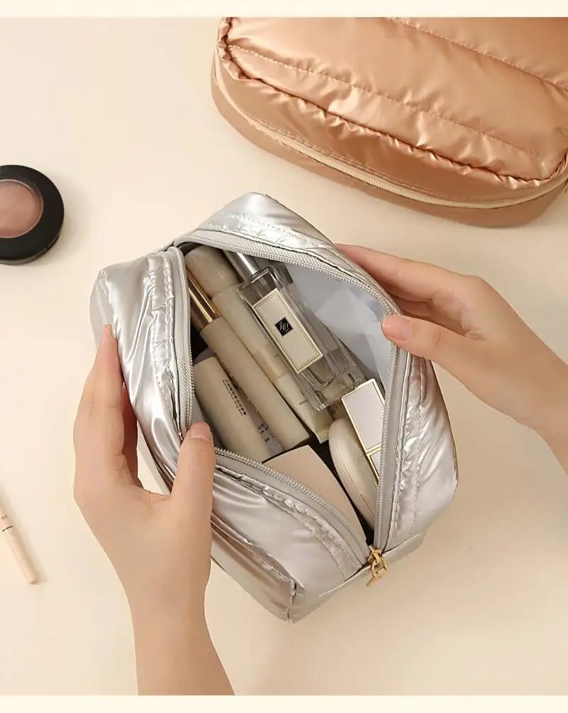 Homefish Fashion Large Capacity Travel Makeup Bag Portable Multifunctional Cosmetic Storage Washbag Organizer