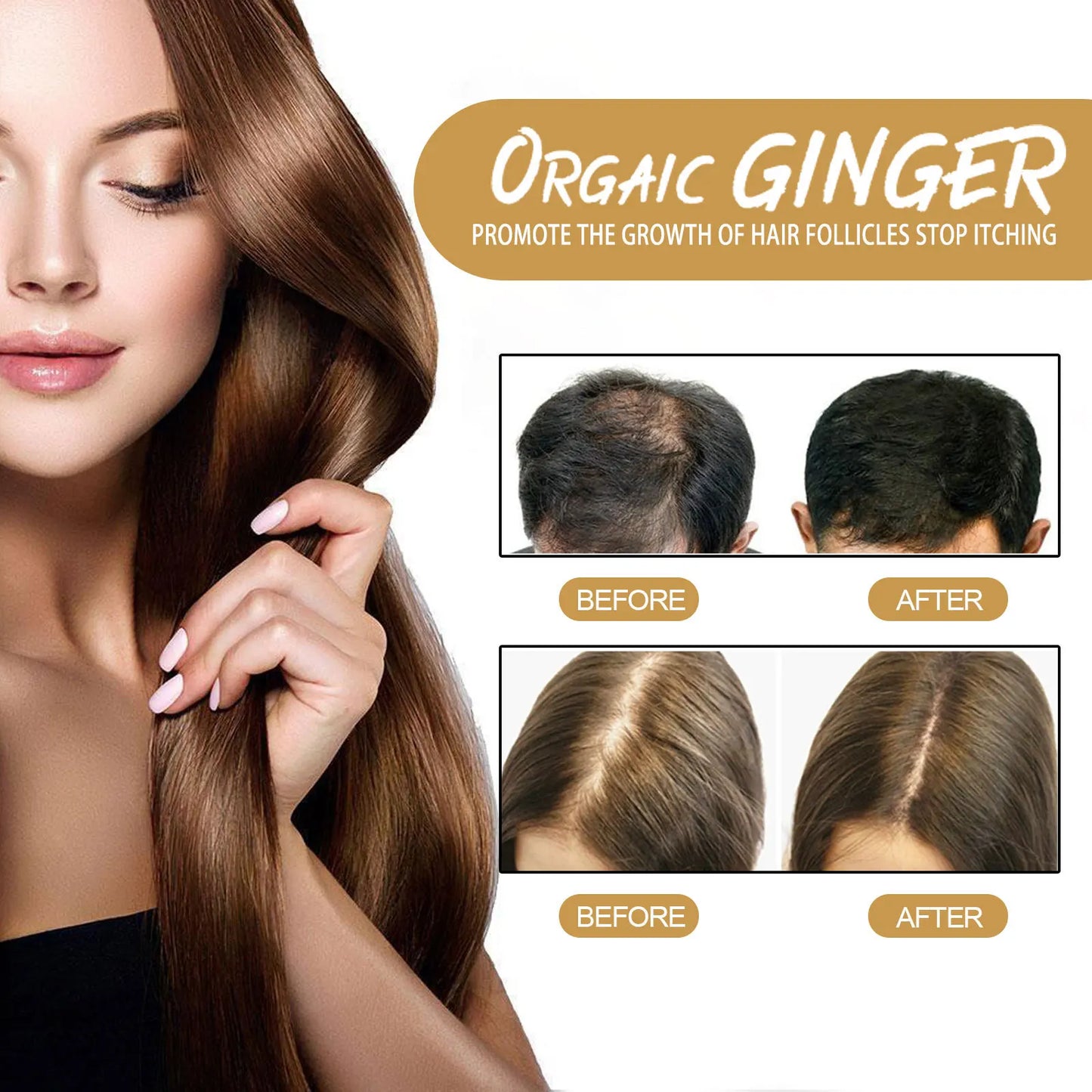 60g Natural Ginger Shampoo Soap Reduce Hair Loss Clean Dandruff Nourish Moisturize Scalp Improve Hair Quality Hair Care Product