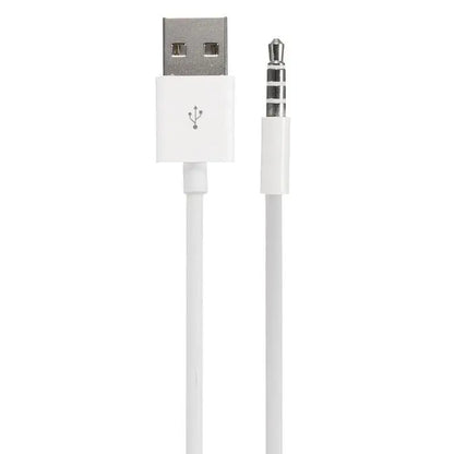 Charger Data USB 3.5mm Sync Audio Cable For IPod Shuffle 3rd 4th Gen Accessory Earphone Charging 15cm