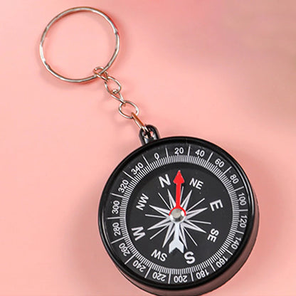 Outdoor Compasses Keychain,Children Mini Compasses Keychain Portable Easy Hanging Key Chains Accessories For School,Outdoors