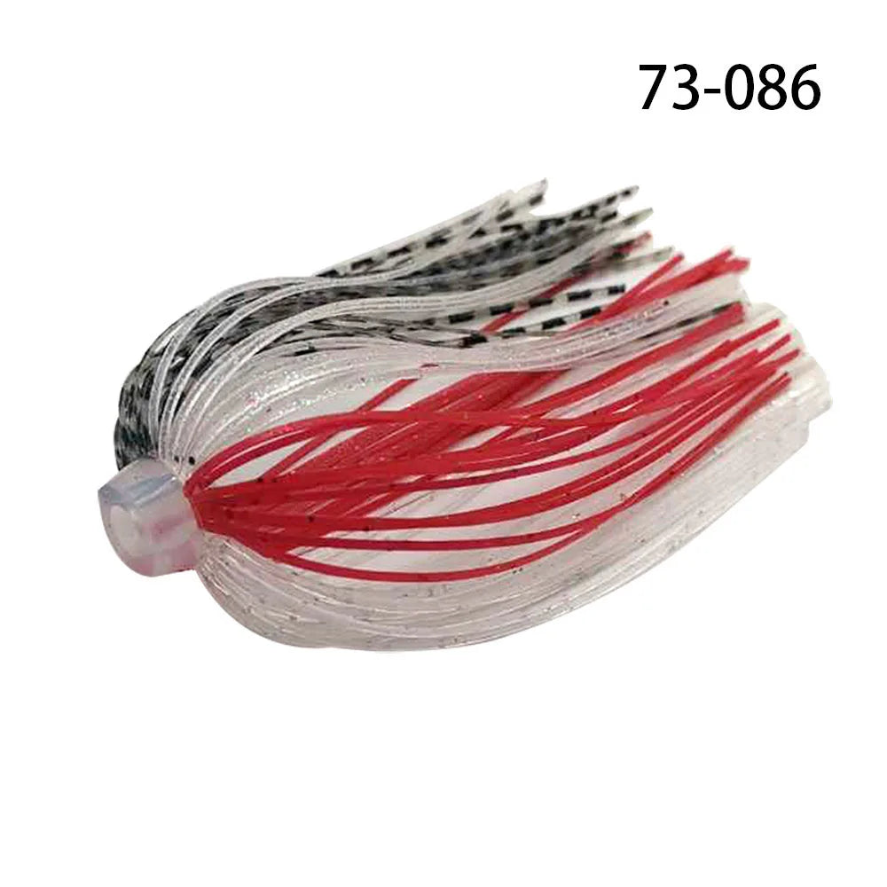5 pcs/lot 88 Strands 64mm Silicone Skirts Elastic hole Umbrella skirts Fishing Accessories Buzzbaits Spinner Buzz Bait