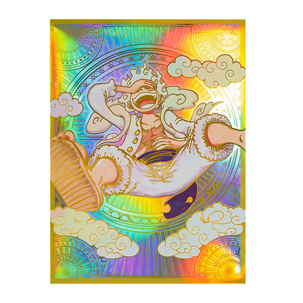60Pcs 67x92mm Anime One Piece Card Sleeves Ace Luffy Zoro Shanks Empress Nami OPCG PTCG /MTG/PKM Trading Cards Protector Case