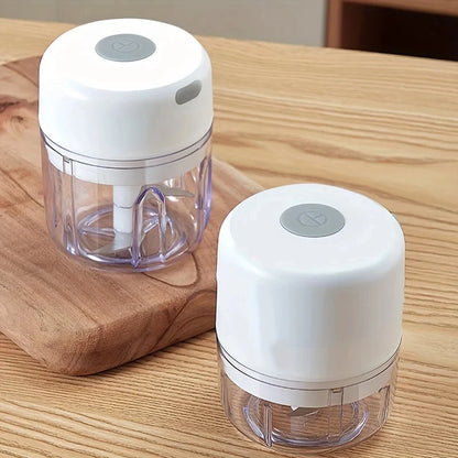 2027 250ml Mini Rechargeable Garlic Chopper Meat Grinder Durable and Sturdy Suitable for Crushing Garlic Chili Onions Minced Mea