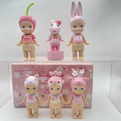 Sonny Angel Cherry Blossom Series Pink Blind Box Toys Anime Action Figure Model Original Ornament Children's Birthday Gifts