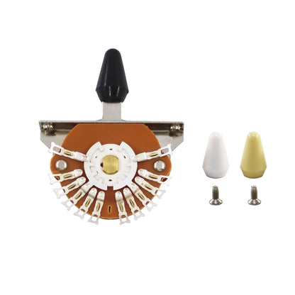 PHRILAM 3-Way 8-Legs 5-Way Electric Guitar Switch Metal Plastic with Screws 1pc Tip Switch Guitar Accessories
