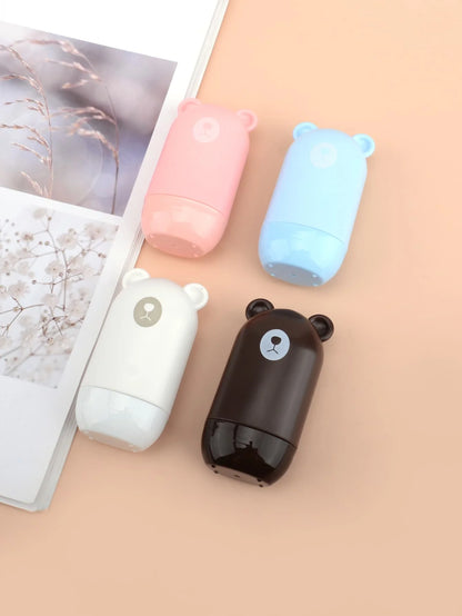 1 Cute Bear Shaped Roller Stamp, Study Notebook Typos Cover Graffiti Fashion Stamp, Personal Privacy Graffiti Daily Necessities