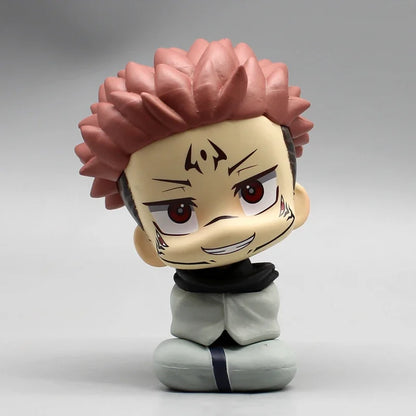 Anime Nanami Kento Ryomen Sukuna Itadori Yuji Action Figures Q Version Jujutsu Kaisen Figurine 10cm PVC Collection Model Toys