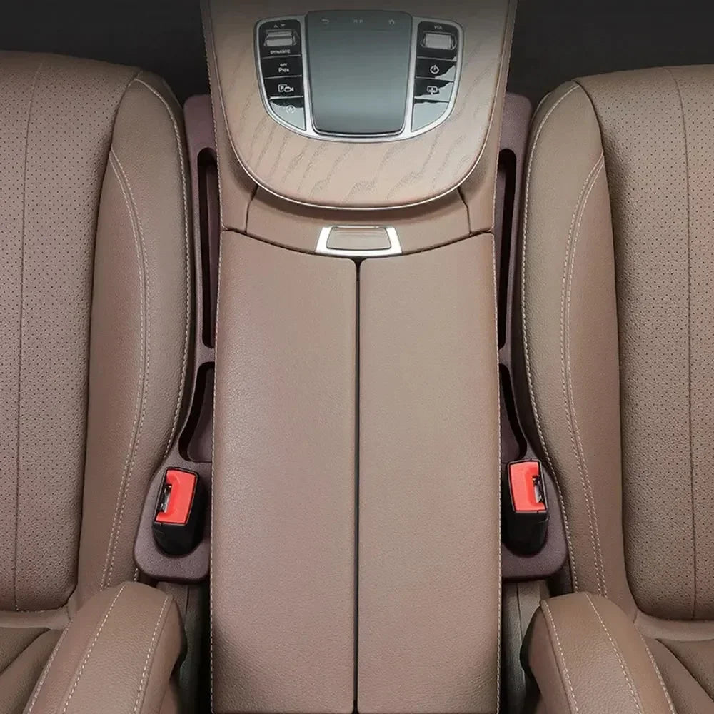 2Pcs Car Seat Gap Filler Seat Crevice Storage Box Bag Between Seats Console Organizer Decoration Interior Auto Accessories