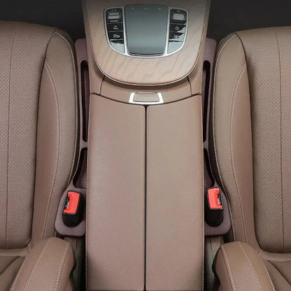 2Pcs Car Seat Gap Filler Seat Crevice Storage Box Bag Between Seats Console Organizer Decoration Interior Auto Accessories