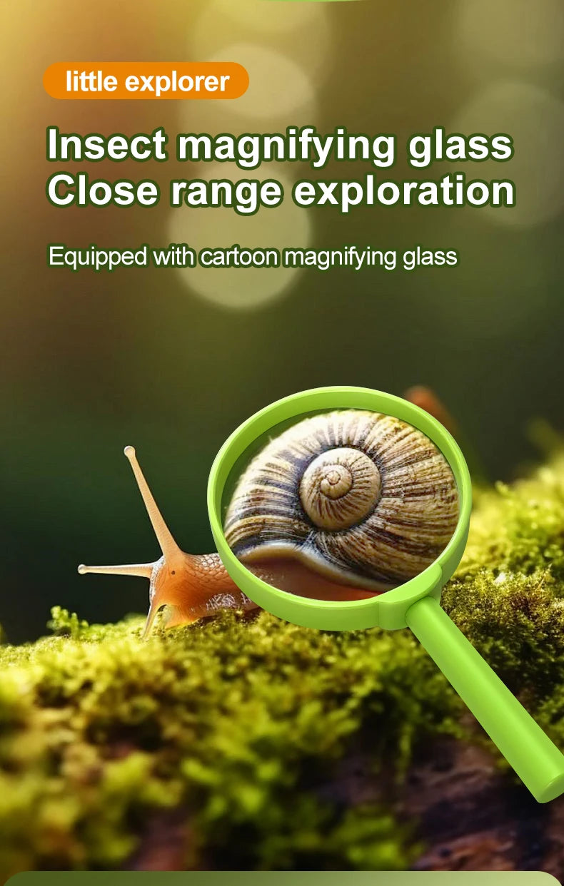 Novel Insect Observation Box Outdoor Collection Telescope Tadpole Butterfly Silkworm Biological Experiment Capture Tool