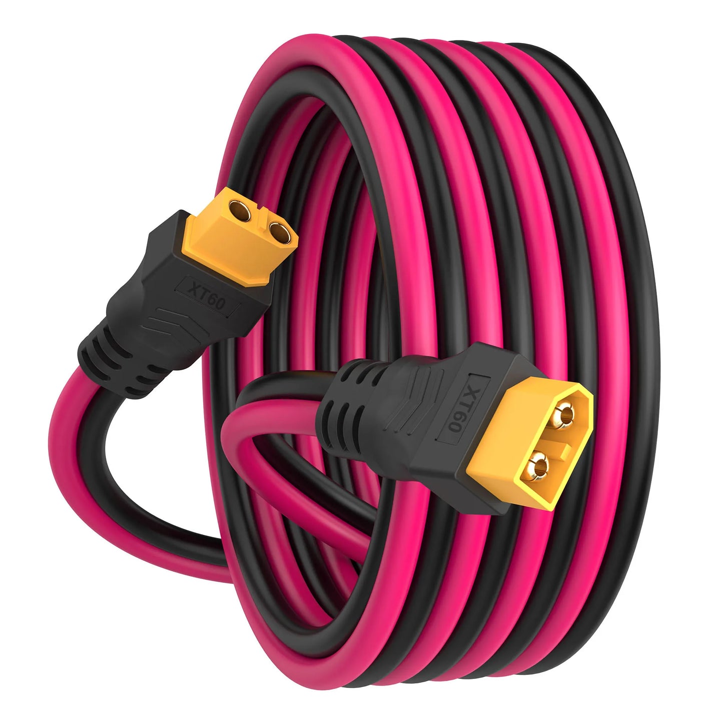 XT60 extension cable 12AWG XT60 to XT60 cable, with male to female connectors, suitable for solar panel remote control battery