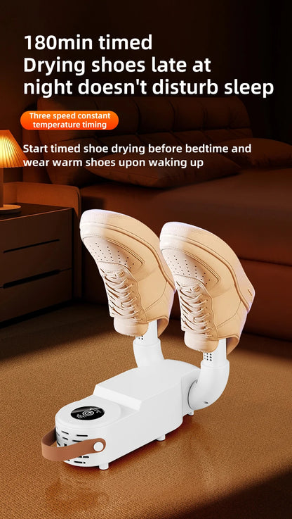 HOMEFISH Intelligent Shoe Dryer Quick Drying Deodorizing Sterilizing Adjustable Timer Household Shoe Warmer And Heater