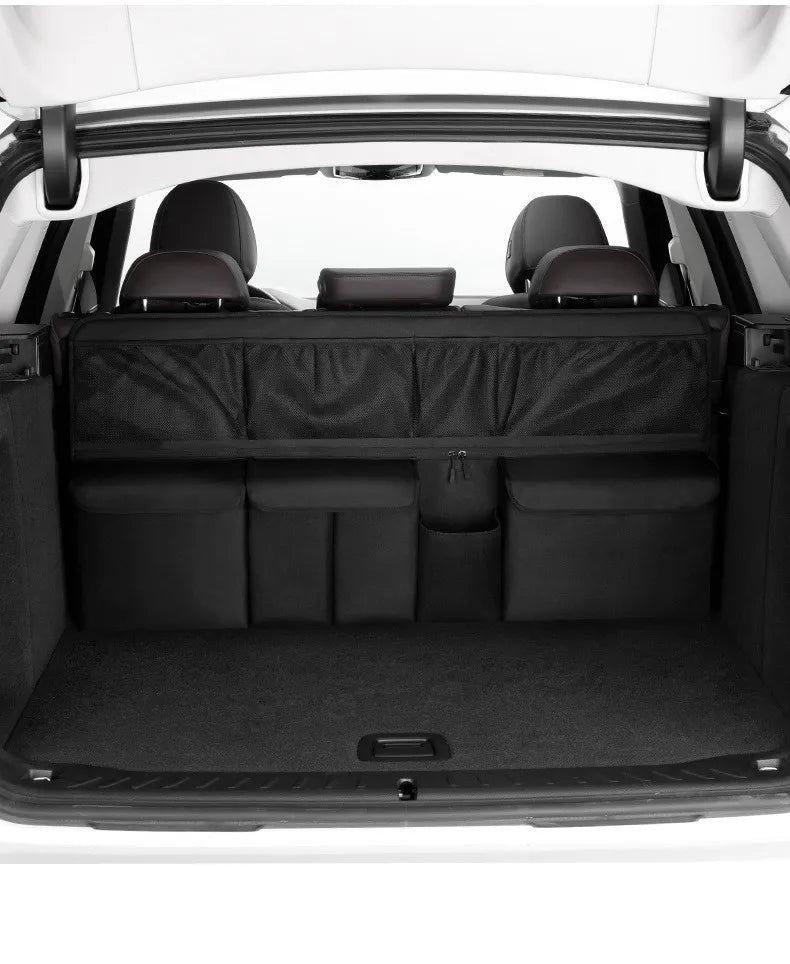 JFBONIN Car Trunk Storage Bag SUV Car Seat Back Hanging Bag Multi Functional Storage Mesh Bag Car Interior Storage Items