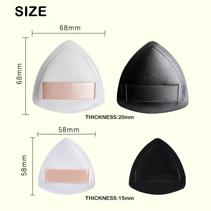 Soft Air Cushion Cosmetic Foundation Puff Flat Foundation Brush Makeup Pad Wet And Dry Use Makeup Sponge Triangular Makeup Tools