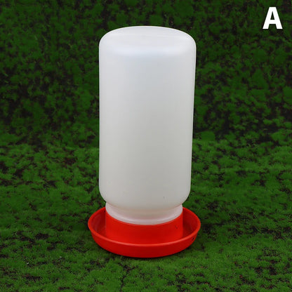 Poultry Thickened Feeder And Drinker Water Food Dispenser Automatic Chicken Birds Chick Waterer Feeding Bucket Container