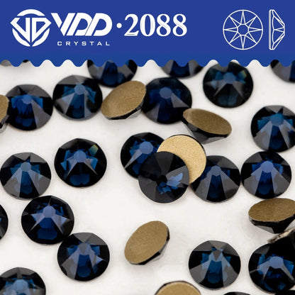 VDD SS16-SS30 High Quality AAAAA 2088 Rhinestones Crystal Flatback 8 Big 8 Small 16cut Stones For DIY Crafts Nail Art Decoration
