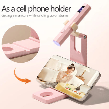 YIKOOLIN Convenient Handheld Nail Dryer Lamp UV/LED Nail Curing All Gel Polish Nail Art Tool Nail Art Convenient Nail Lamp