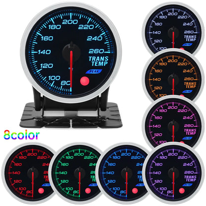 Universal Auto 12V 52mm 8 Color Racing Car Oil Pressure Water Oil Temp EGT Exhaust Temp Turbo Boost Tachometer Gauge Meter