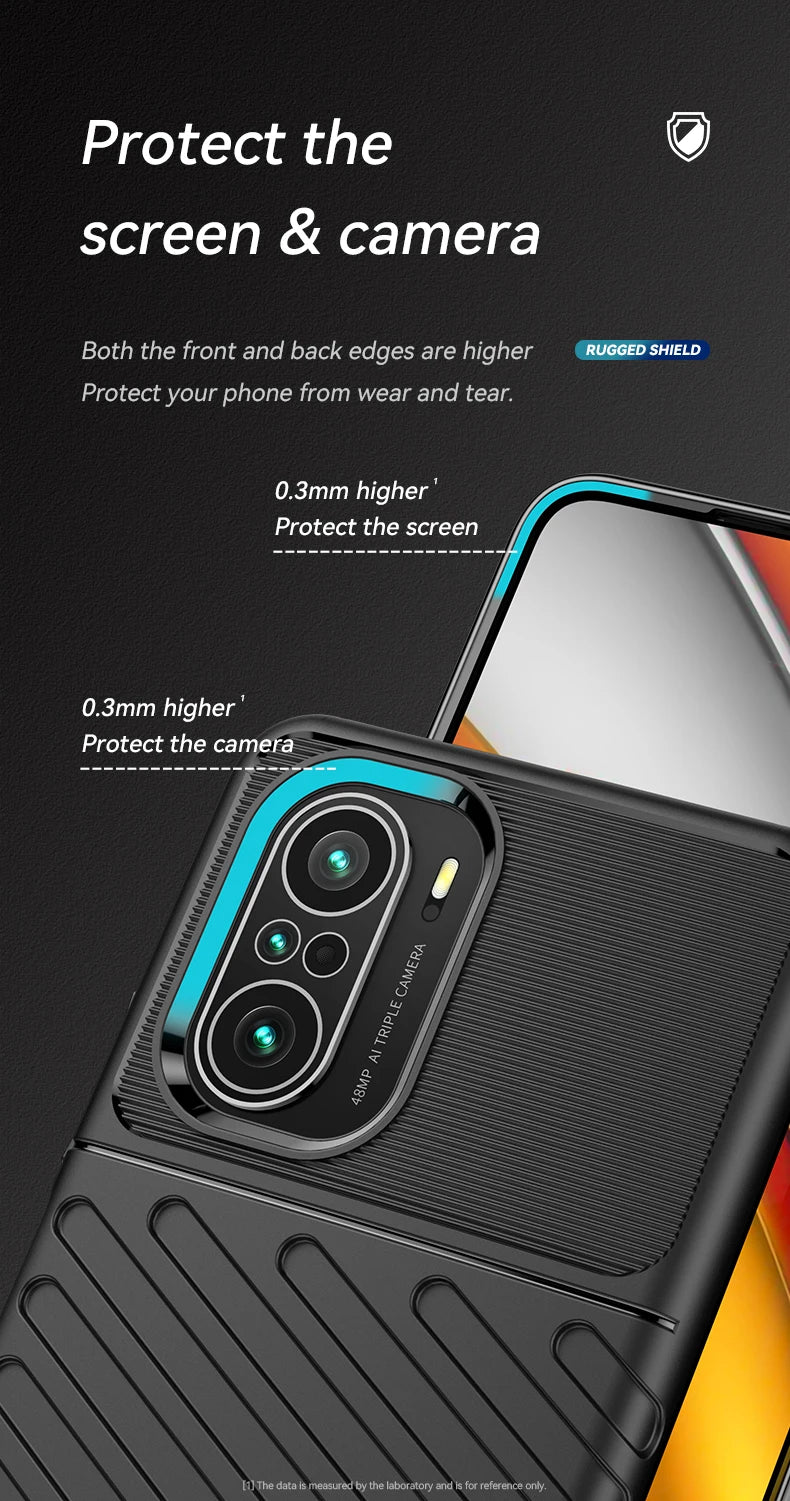 Luxury Case Cover Shockproof Silicone Phone Case For XIAOMI 11i/11X Pro/Redmi K40/K40 Pro/K40 Pro+/Poco F3