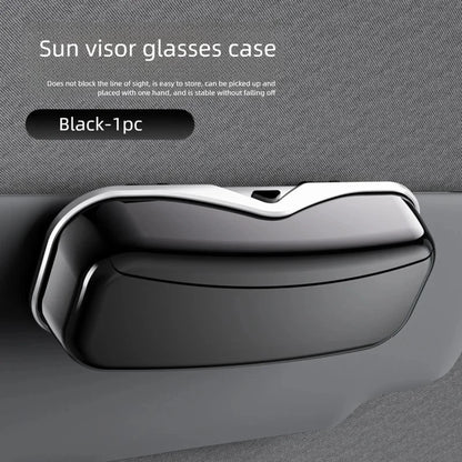 Multifunctional Car Sun Visor Glasses Holder, Portable Eyeglass Storage Box