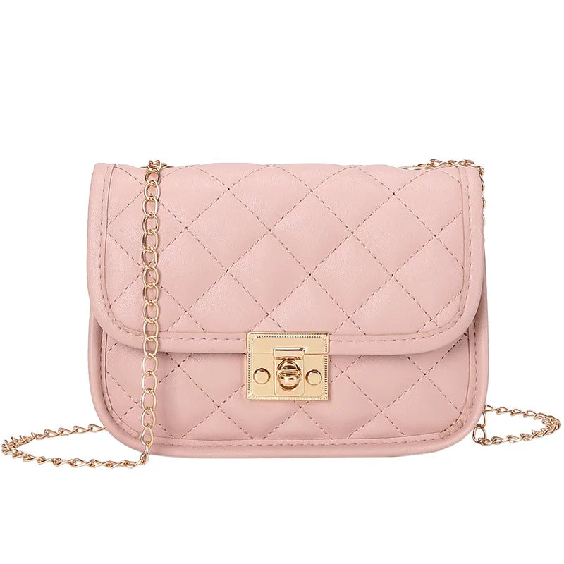 New Embroidered Bag 2024 Ladies Bags Trendy Women's Bag Cross border Small Square Bag Fashion Chain Bag