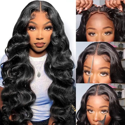 40 42 Inch 250% Wear And Go Glueless Wigs Body Wave Human Hair Wigs 13x4 13X6 Wet and Wavy HD Lace Frontal Wigs For Women
