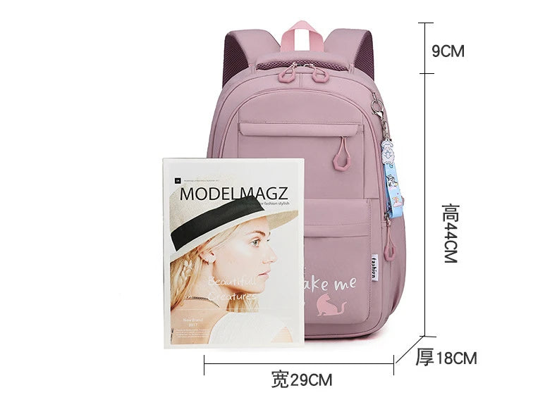 Teenage Girls School Bag Children Backpack Class Child Kids Back Pack Kawaii Bagpack Cute Women Rucksack Female Bolsas Portfolio