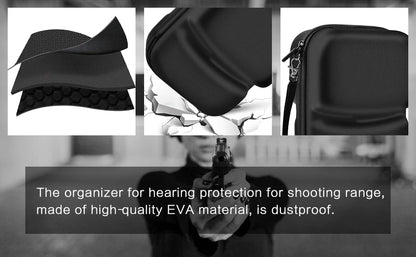 Storage Case Compatible with Walkers Razor Slim Howard Leight PROHEAR 016 Electronic Ear Protection Earmuffs