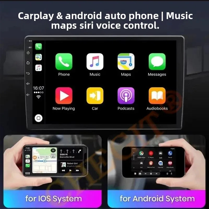 7 9 10"2 Din Car Audio Android 13 Android auto Wireless Carplay 64G Automotive Multimedia Player BT GPS Car intelligent Systems