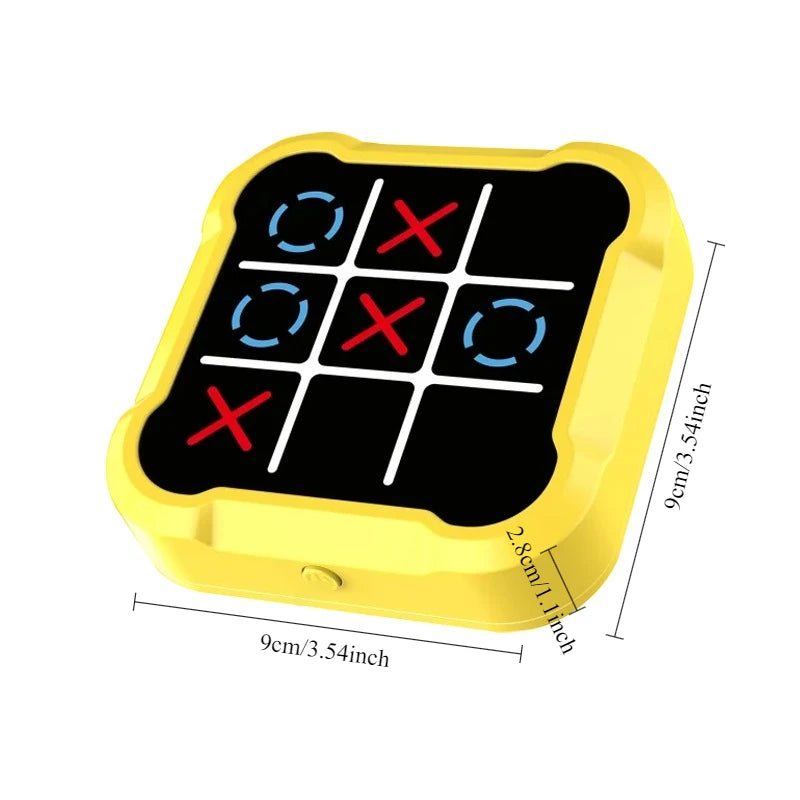 1PC Tic Tac Toe Electronic Chessboard Multifunctional Children's Education Strategy Toy Interactive Brain Game Parent-Child Fun