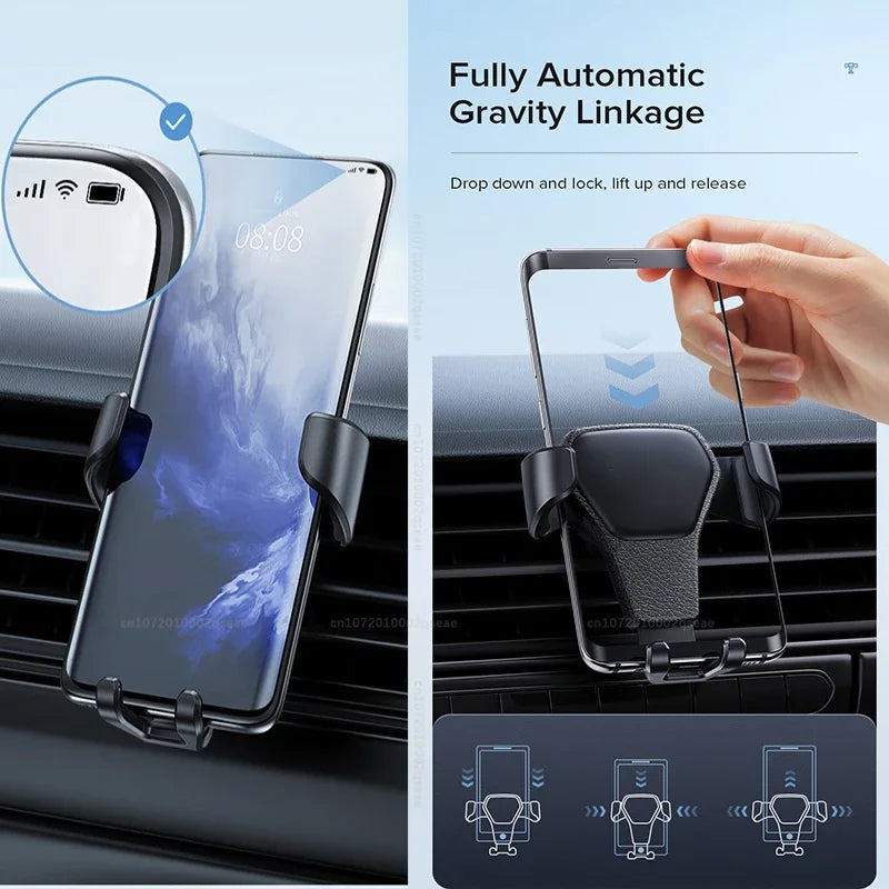 Car Mobile Phone Holder Air Vent Mounts Stand GPS Gravity Navigation Bracket For Audi A1 Sportback 8XA 8XF 2011-2019 Accessories