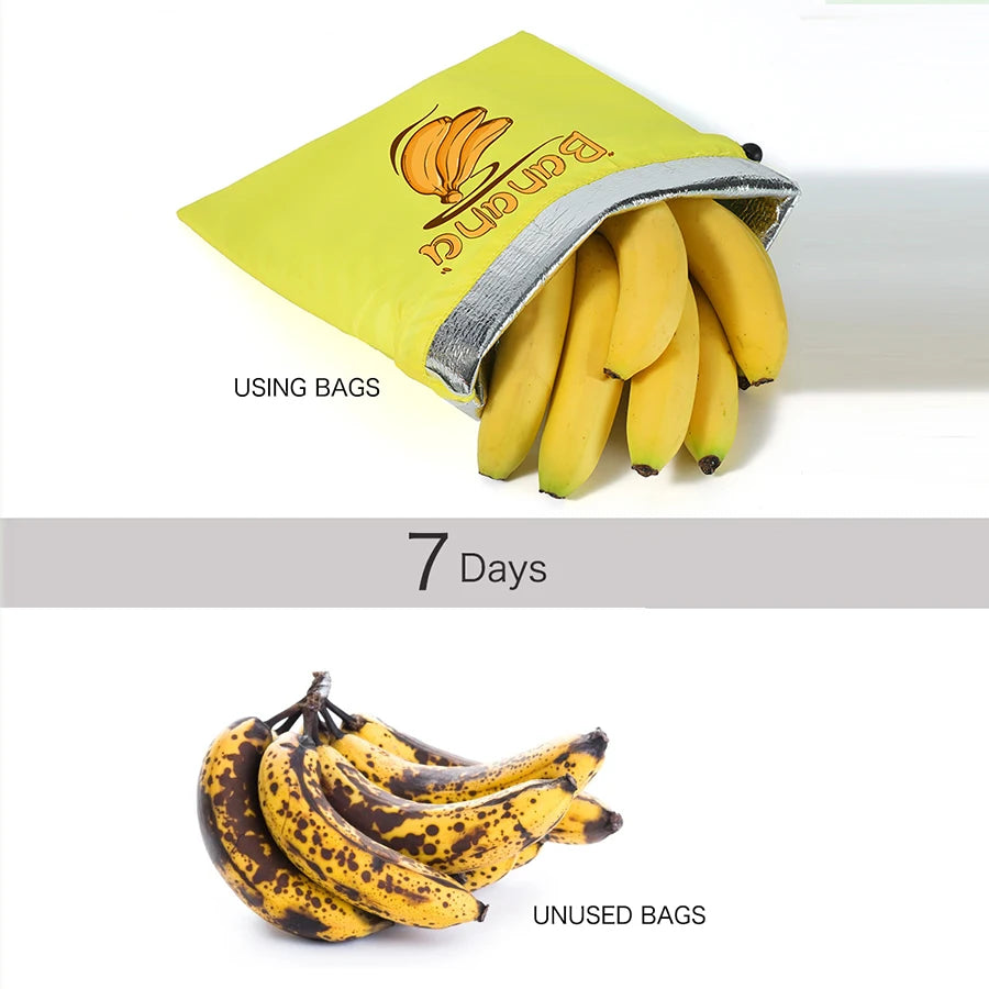 1/3 banana storage bag, vegetable preservation bag, anti ripening, banana storage preservation bag, lightweight and convenient b