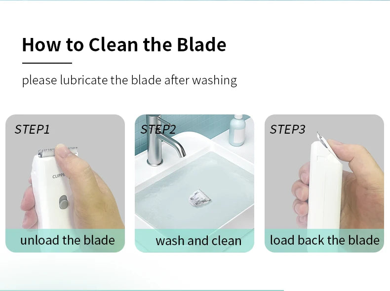 Pet grooming hospital for cats and dogs, low-noise electric push shear, electric waterproof, professional wireless shaving