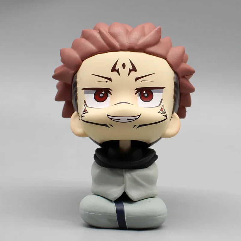 Anime Nanami Kento Ryomen Sukuna Itadori Yuji Action Figures Q Version Jujutsu Kaisen Figurine 10cm PVC Collection Model Toys