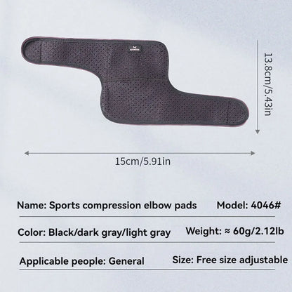 GOBYGO 1Pcs Sports elbow Pads Arm Warmers Strap Protector Elbow Protector Comfortable Breathable Fitness Arm Sleeves Men Women