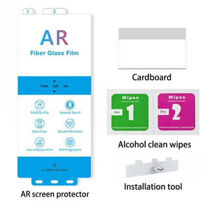 NNBILI 1-2Pcs HD Anti-Reflecting Film for Samsung Galaxy S26 Ultra S25 S24 Ultra Anti Glare Screen Protector AR Fiber Film