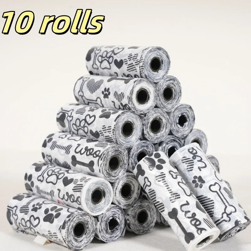 180PCS Dog Waste Bags Thick Leakproof Pet Poop Bags with Easy Carry Rolls for Dogs Cats Walking Outdoor Cleaning