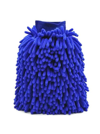 Microfiber Car Wash Mitt Double Sided Chenille Auto Gloves Ultra Absorbent Wash Car Sponge Scratch Free Microfiber Car Cleaning