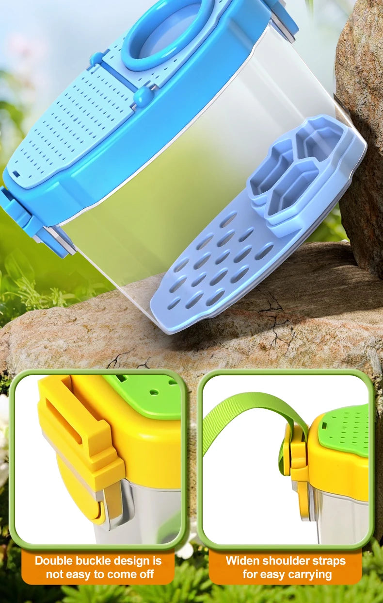 Novel Insect Observation Box Outdoor Collection Telescope Tadpole Butterfly Silkworm Biological Experiment Capture Tool