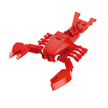 City Farm Vegetable Garden Cute Animals Insect Dragonfly Spider Mantis Centipede Grasshopper Honeybee Building Block Bricks Toy