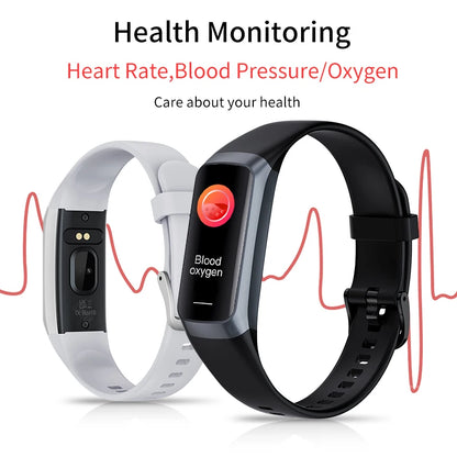 LIGE Amoled Smart Watch Men Smart Band Women Heart Rate Blood Smartwartch Waterproof Smart Bracelet Sport Fitness Tracker 2026