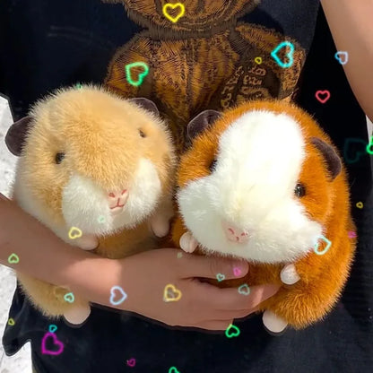 20CM Cute Guinea Pig Plush Toys Soft Stuffed Cartoon Simulation Animal Doll Lifelike Mouse Rats Toy Furry Pillow Kids Xmas Gifts