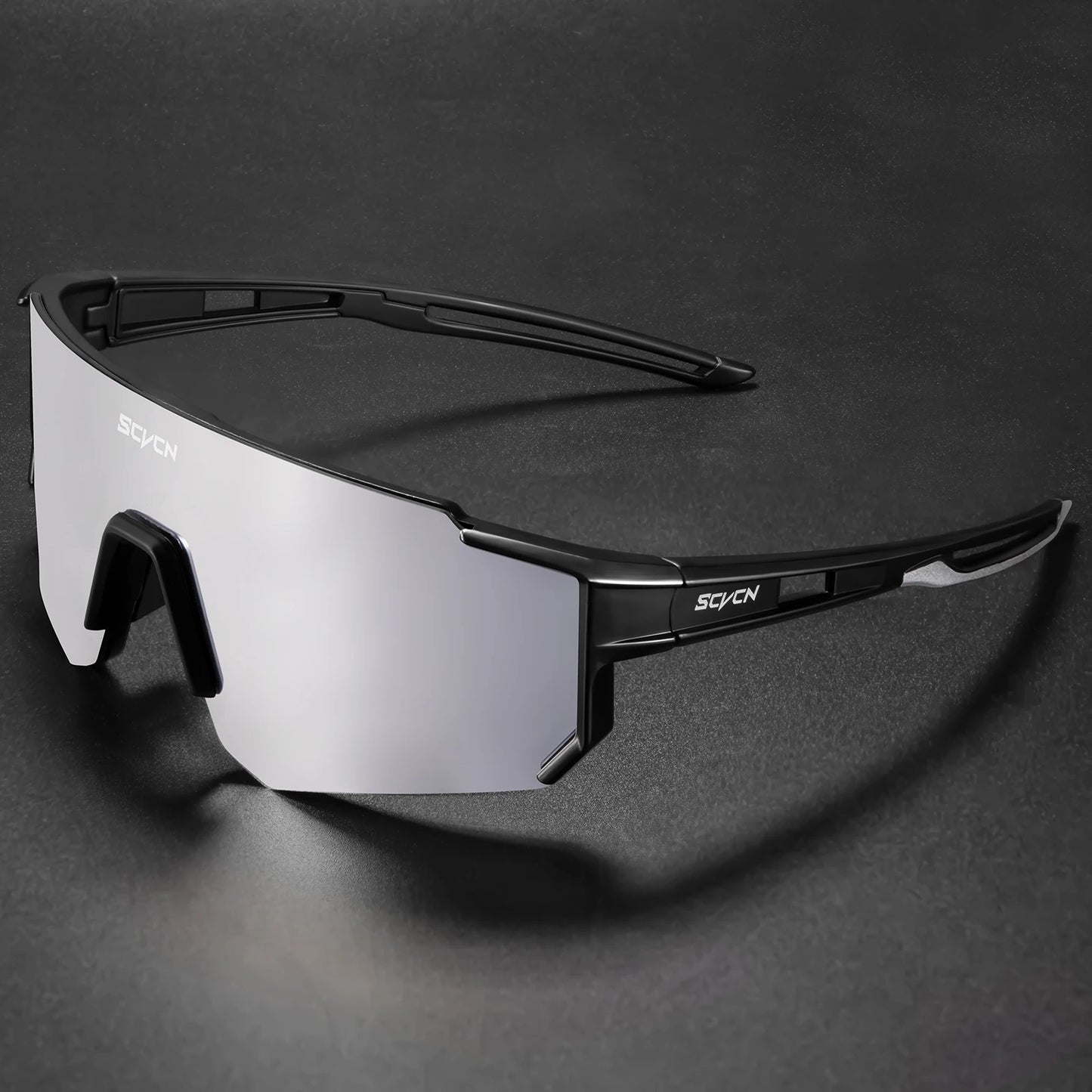 SCVCN Fashion Cycling Glasses Bike Baseball Sunglasses for Men UV400 Sports MTB Outdoor Goggles Bicycle Women Sunglasses Riding