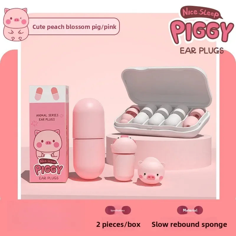 Soundproof Sleep Ear Plugs Earplugs for Sleeping Special Mute Soft Slow Rebound Student Anti-Noise Protection Anti Snore Earplug