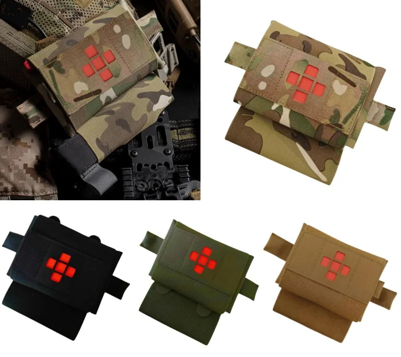 Micro trauma first aid kit, storage bag, trauma survival kit accessories