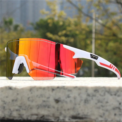 NRC Cycling Sunglasses 1lens UV400 TR90 Sports Bicycle Glasses MTB Mountain Bike Fishing Hiking Riding Eyewear for Men Women