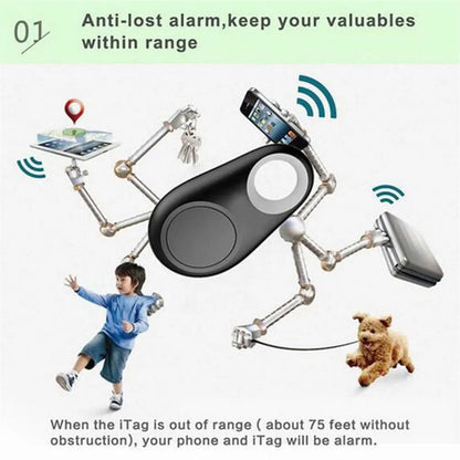 Mini Tracking Finder Device Motorcycle Auto Car Tracker Track Bluetooth Tracker Anti-Lost Trackers For Pet Kids Dog Collar Key
