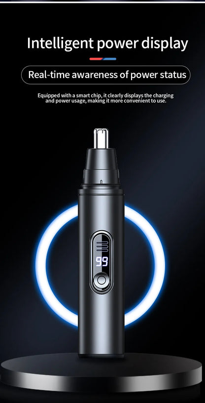 Mini Pocket Nose Hair Trimmer Painless Clipper Nose Ears Hair Eyebrow Waterproof Portable Trimmer For Men Women