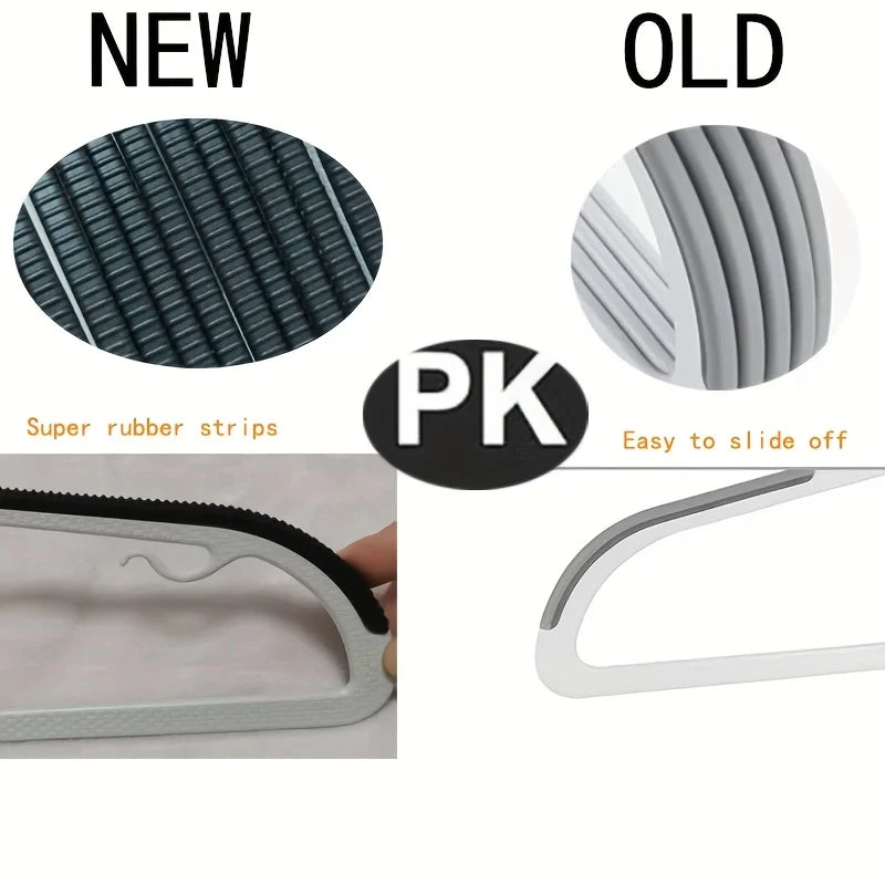 30Pcs Set of Non-slip Hangers Sturdy and Durable Rotating Hook Hangers Laundry Bathroom & Bedroom Clothes Hangers Organization